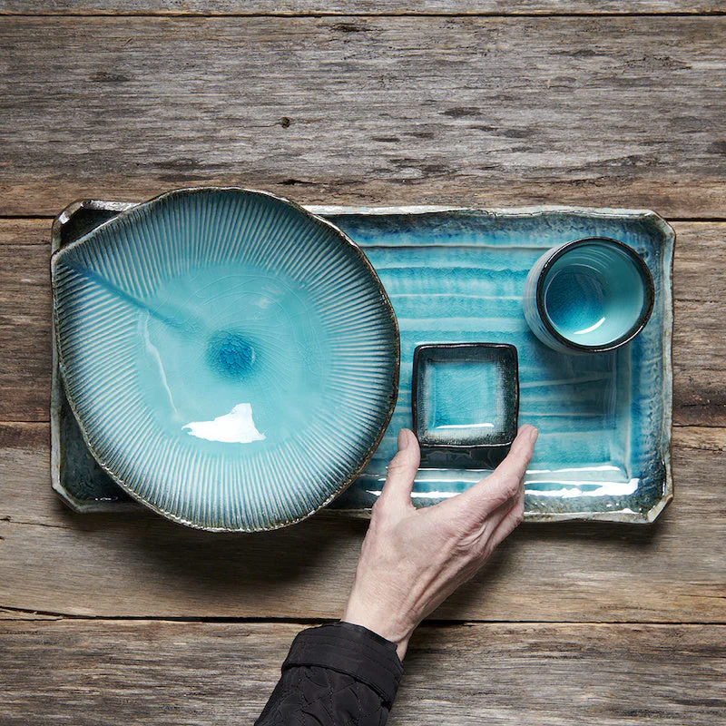 Sky Blue Dinner Plate 24cm - Image 7