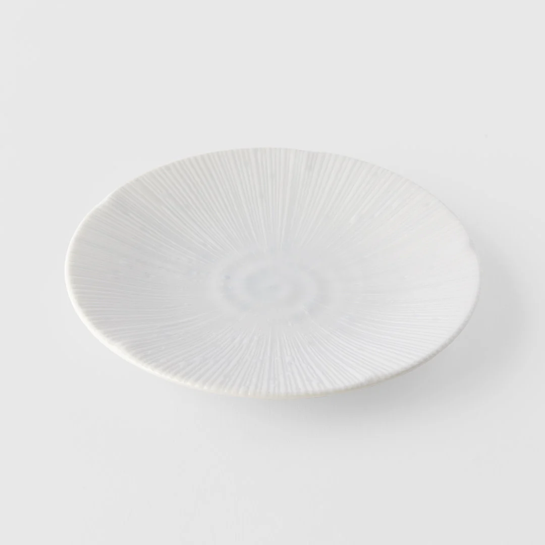 Ice Drift white tapas plate 16cm