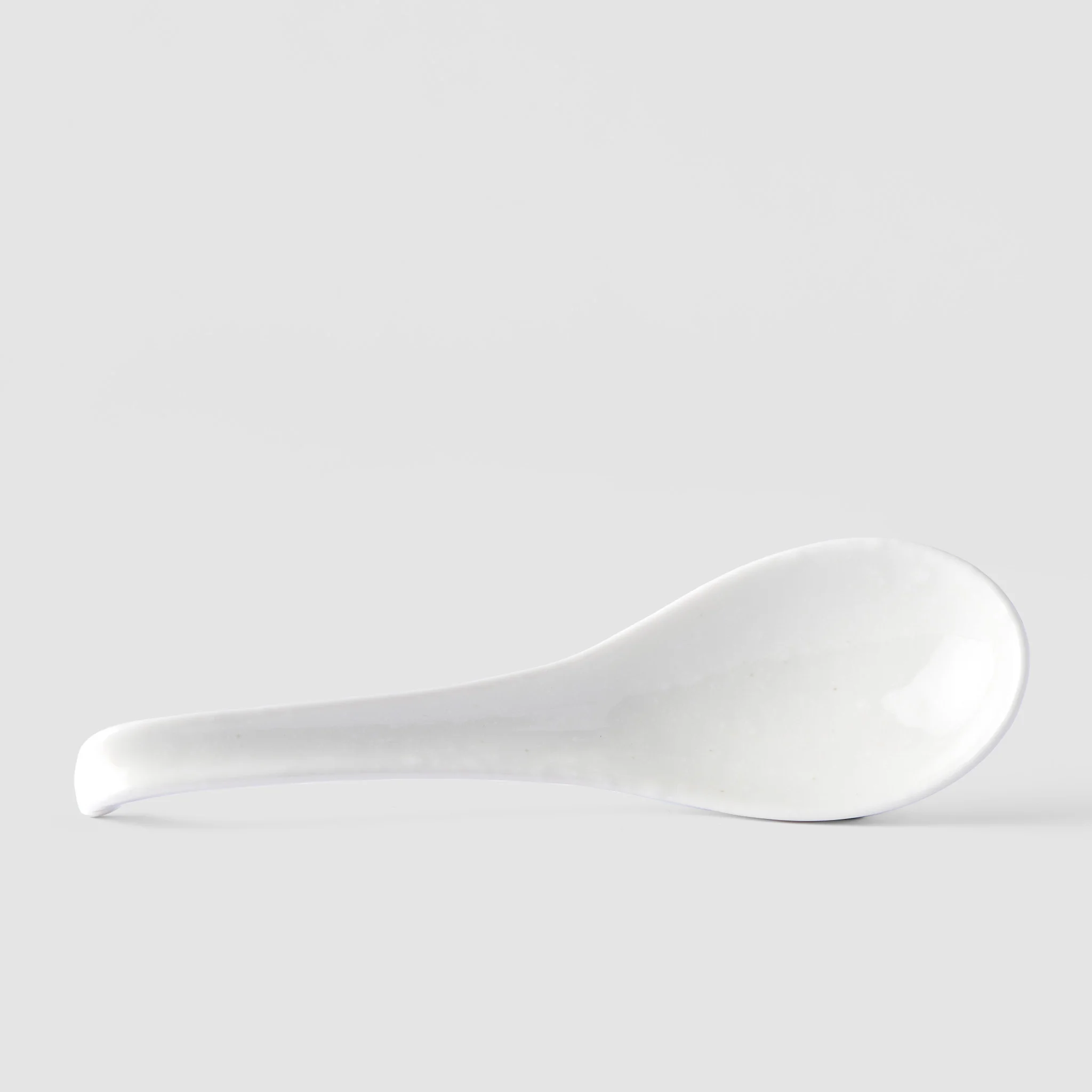 Large White Ramen Spoon 17.5cm