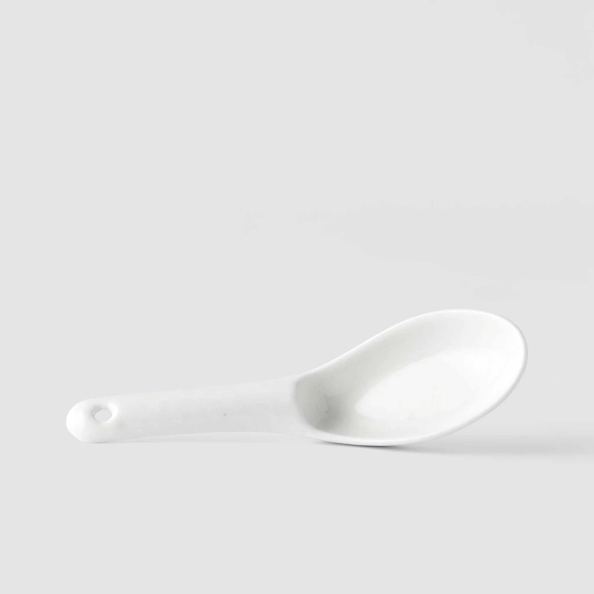Small White Ramen Spoon 15cm
