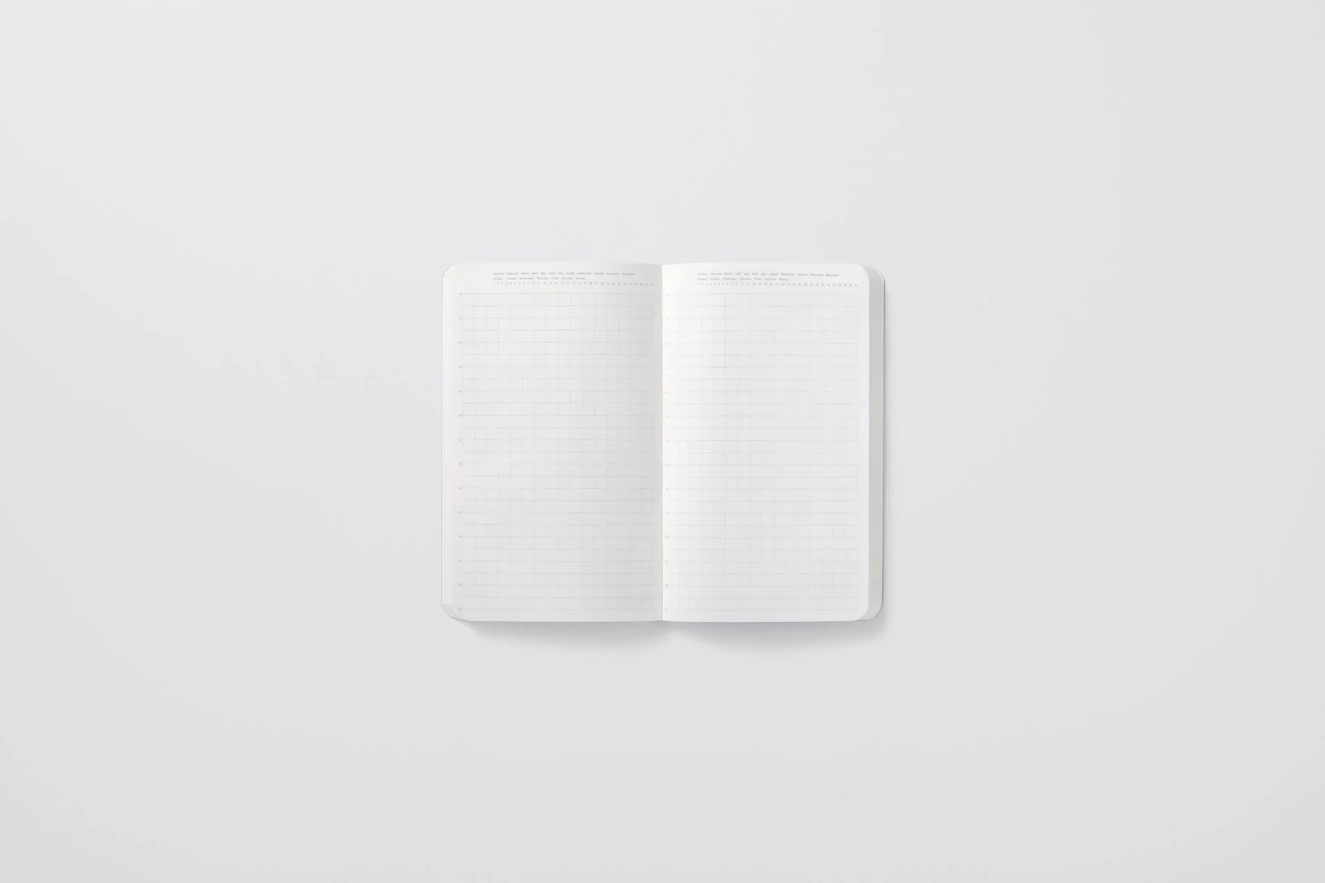 Stalogy 1/2 Year Notebook Grid A5 - 2025 Limited Edition Cloud Grey - Image 5