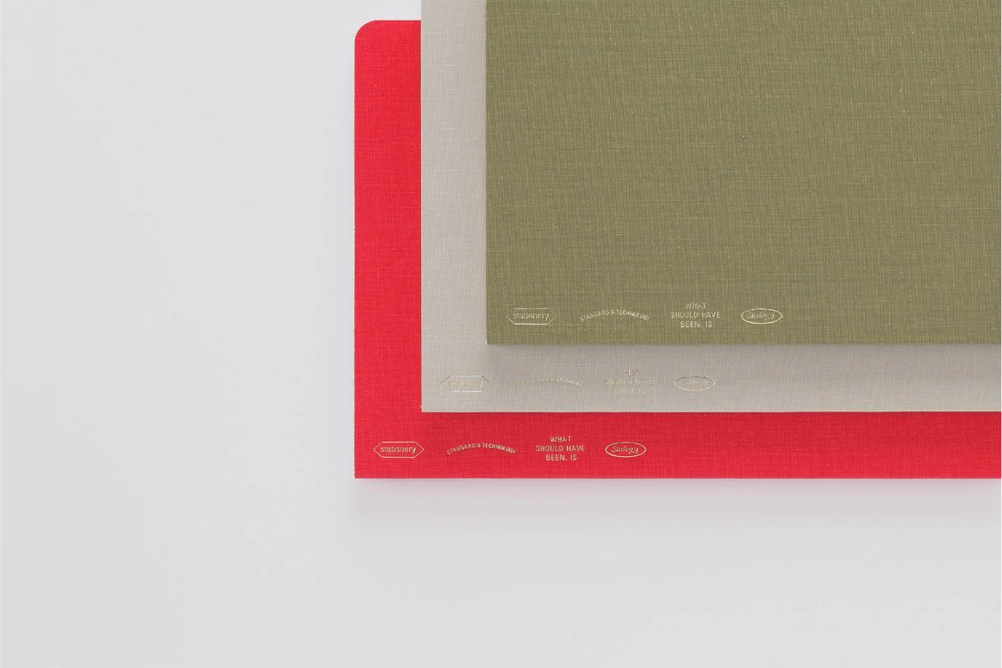Stalogy 365 Days Notebook Grid B6 Landscape, Salvia Red - Image 2