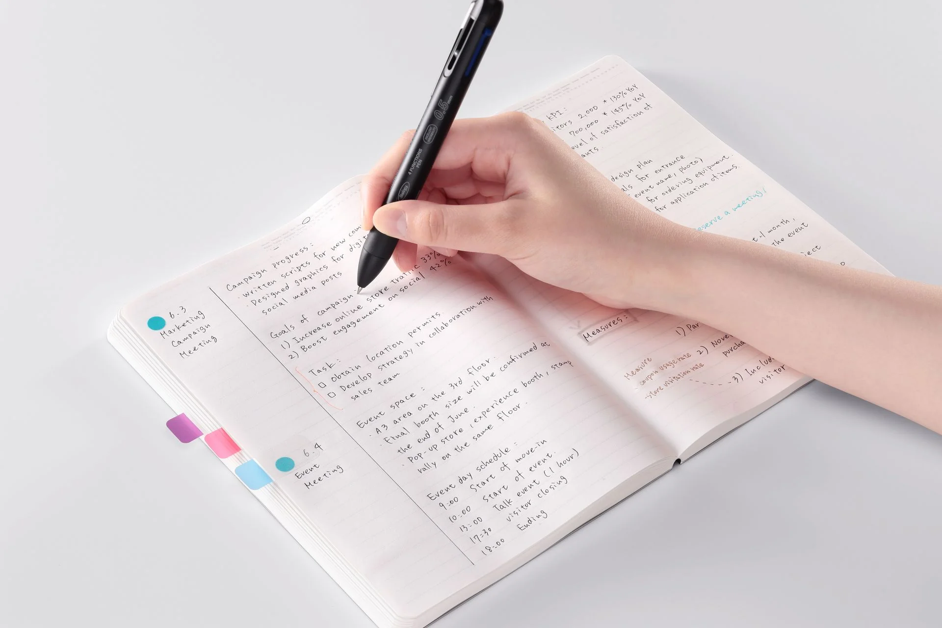 Stalogy Lined 365 Days Notebook, A5, Blue - Image 9