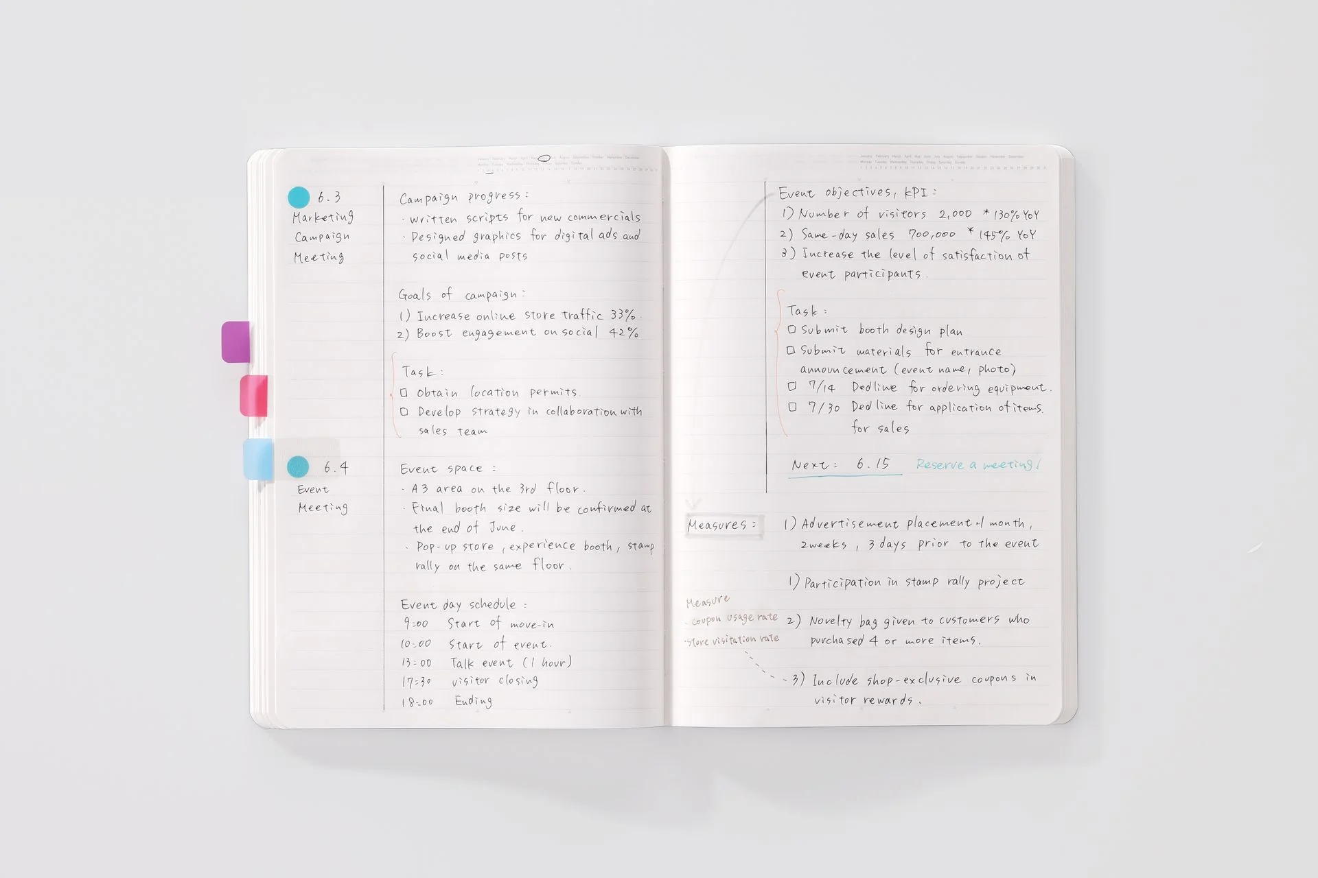 Stalogy Lined 365 Days Notebook, A5, Yellow - Image 8