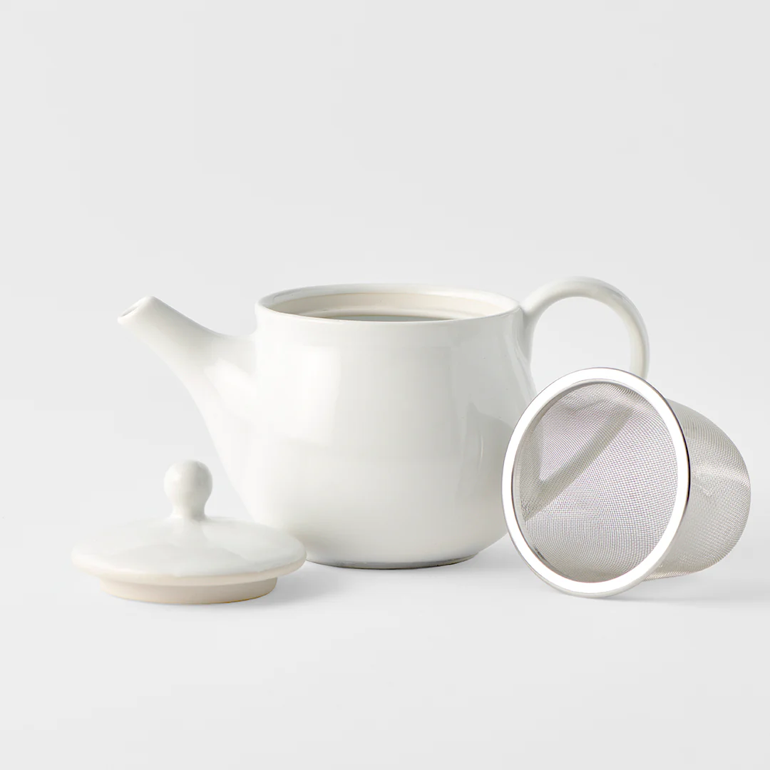 Teapot Rounded White 400ml