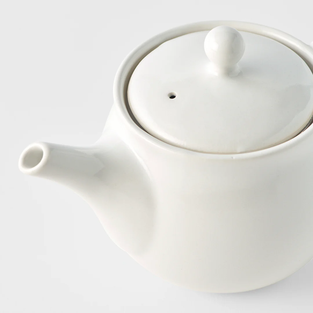Teapot Rounded White 400ml - Image 3