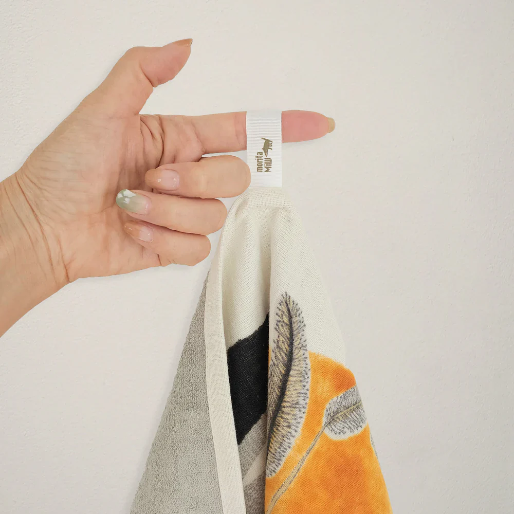 Tea Towel: Afternoon Vacant Lot /Grey 45x70cm - Image 4