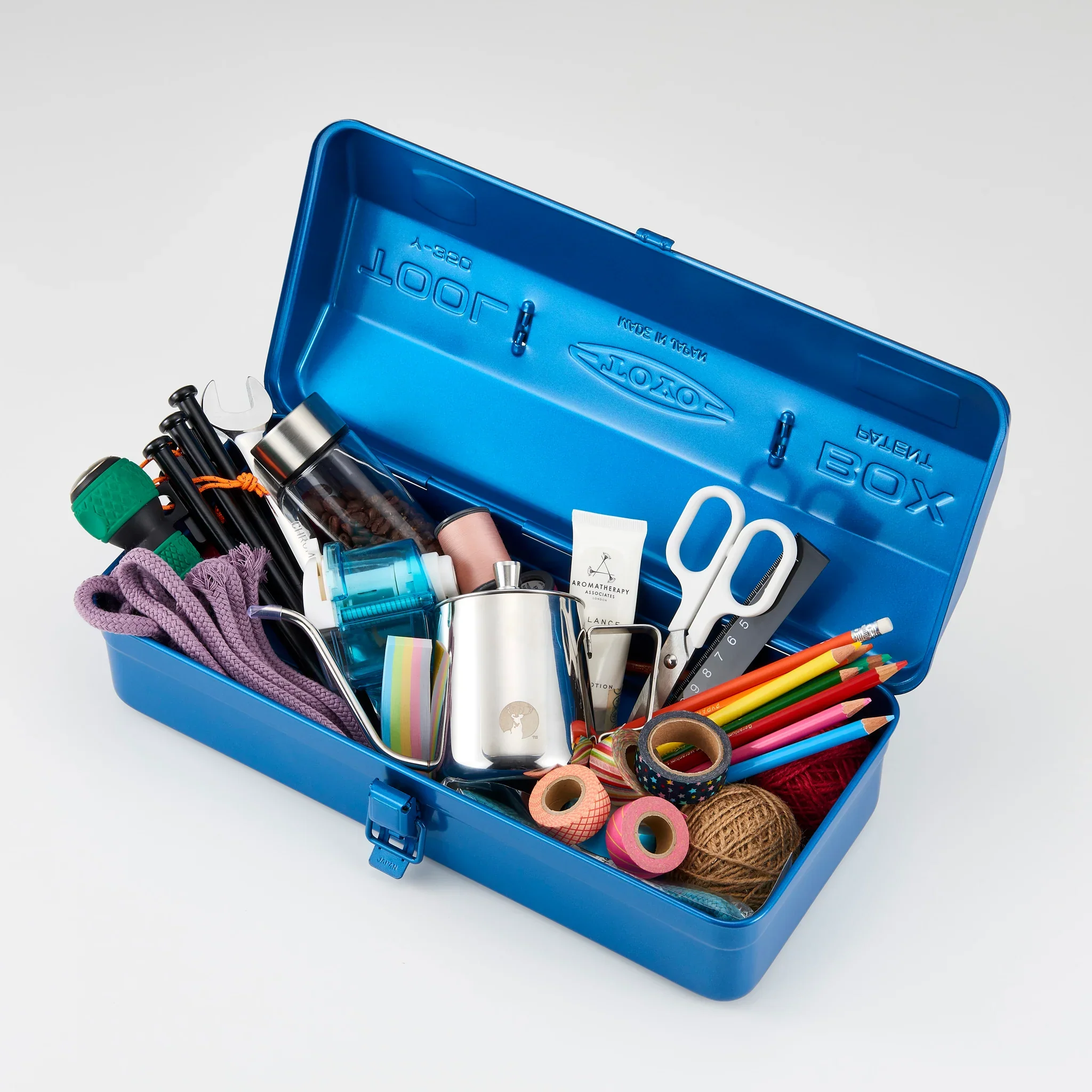 Toyo Steel Camber-top Toolbox Y-350 Silver - Image 7