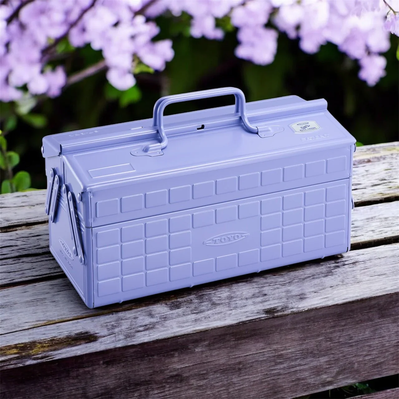 Toyo Steel Cantilever Toolbox ST-350 Fuji Purple - Image 3