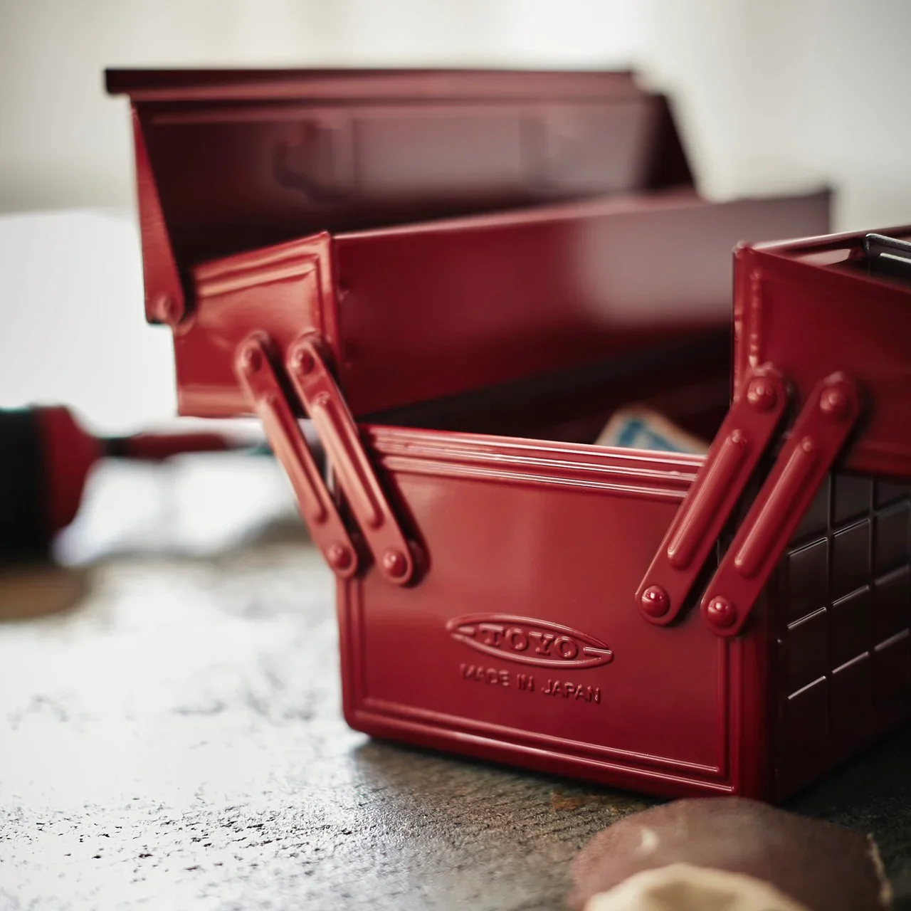 Toyo Steel Cantilever Toolbox ST-350 Fuji Purple - Image 7