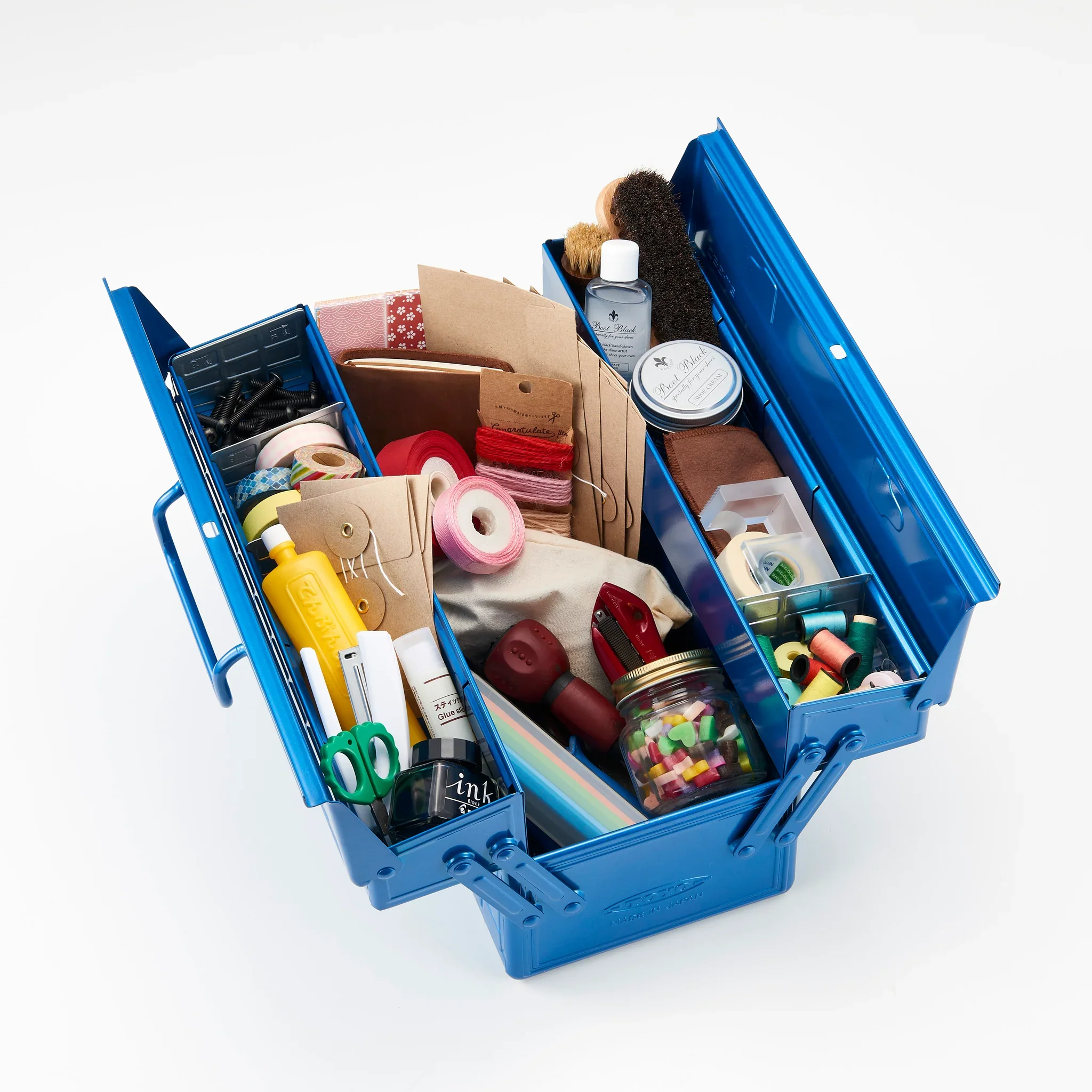 Toyo Steel Cantilever Toolbox ST-350 Silver - Image 4