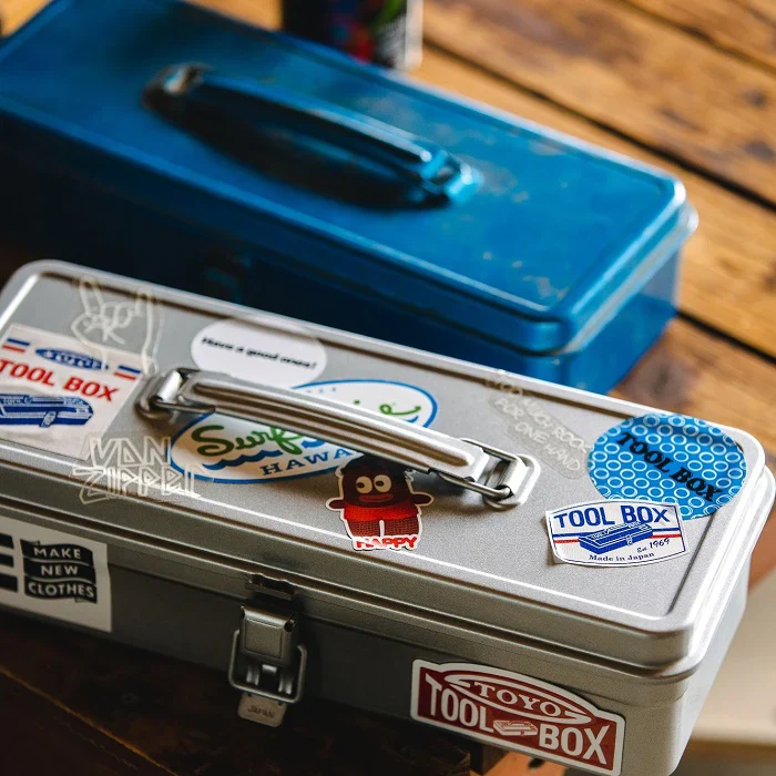 Toyo Steel Trunk Shape Toolbox T-320 Glacier Blue - Image 8