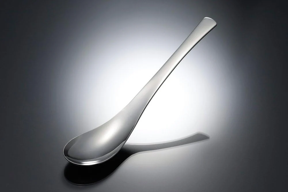 Tsubame Mirror Polished Stainless Steel Classic Renge Spoon 17.7cm - Image 13