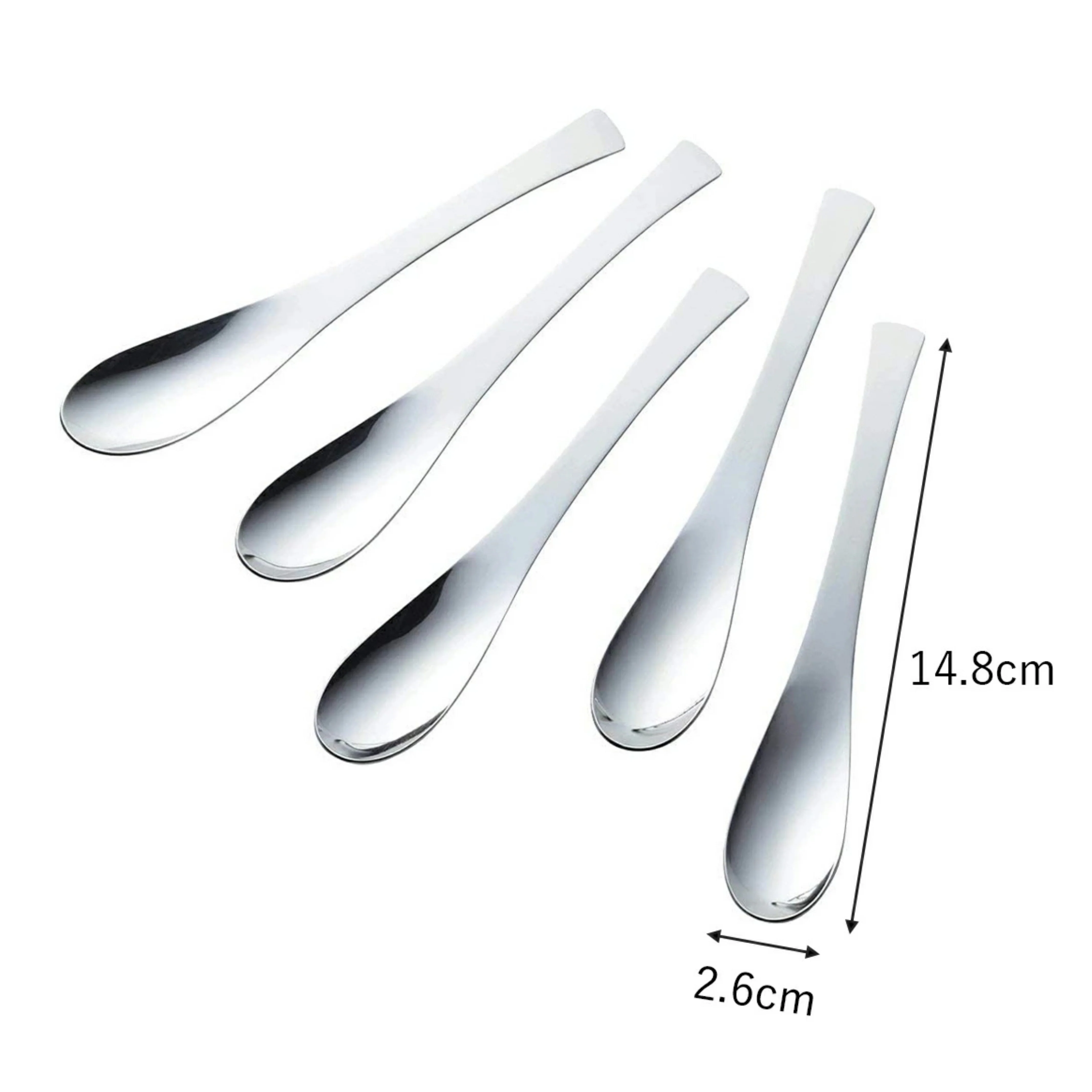 Tsubame Mirror Polished Stainless Steel Long Mug Spoon 14.8cm - Image 11