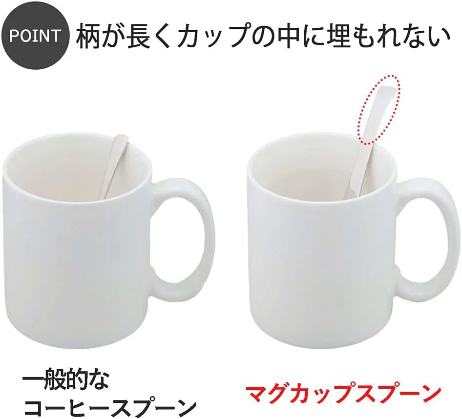 Tsubame Mirror Polished Stainless Steel Long Mug Spoon 14.8cm - Image 8