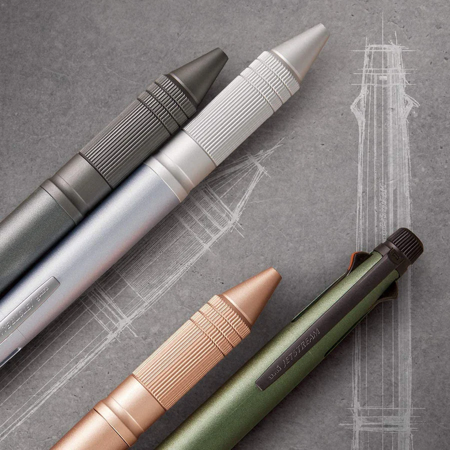 Uni Jetstream 4&1 Metal Edition Multi Pen - Dark Green - Image 6