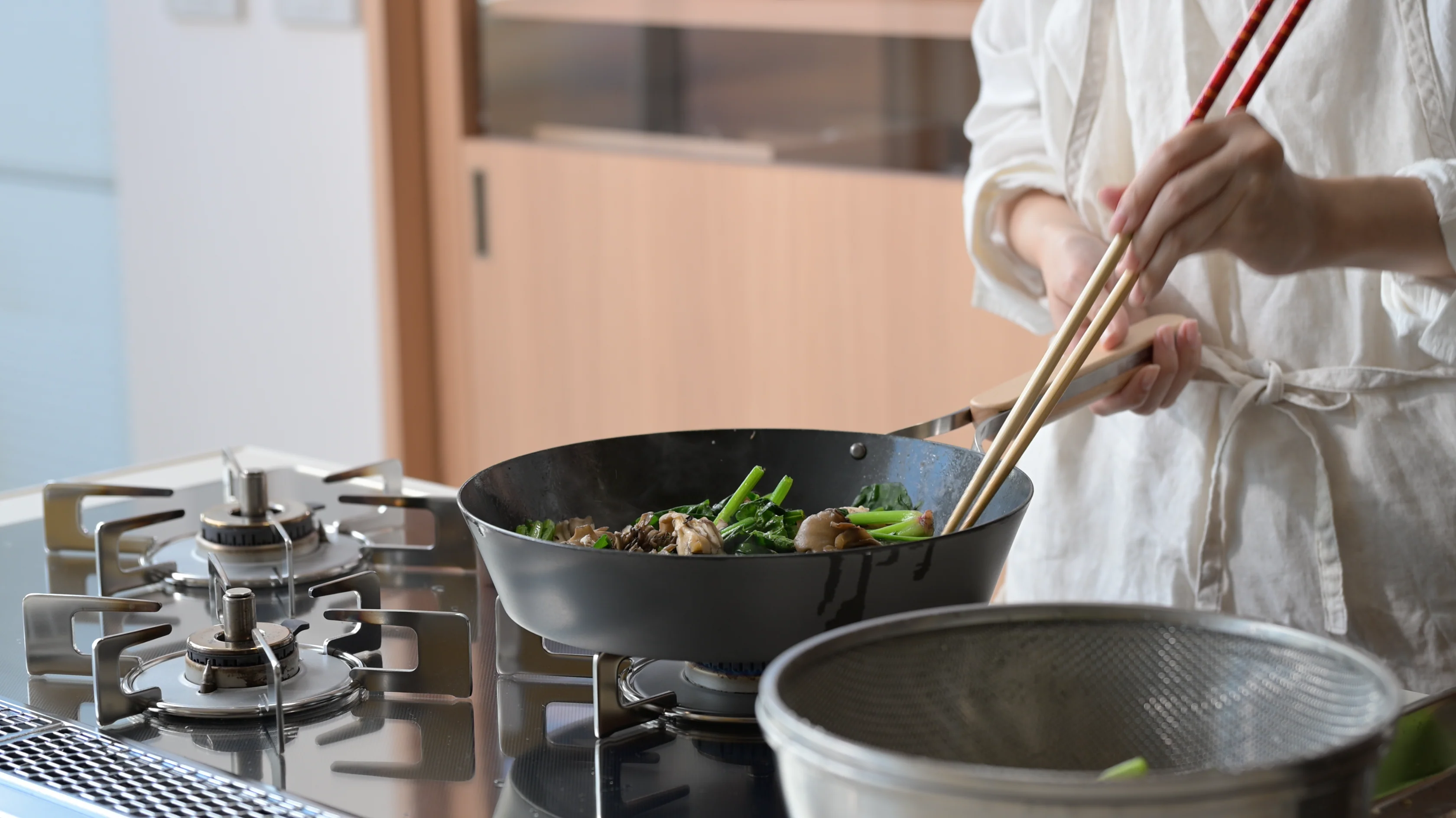 Nitrided Carbon Steel Frying Pan 20cm - Image 11