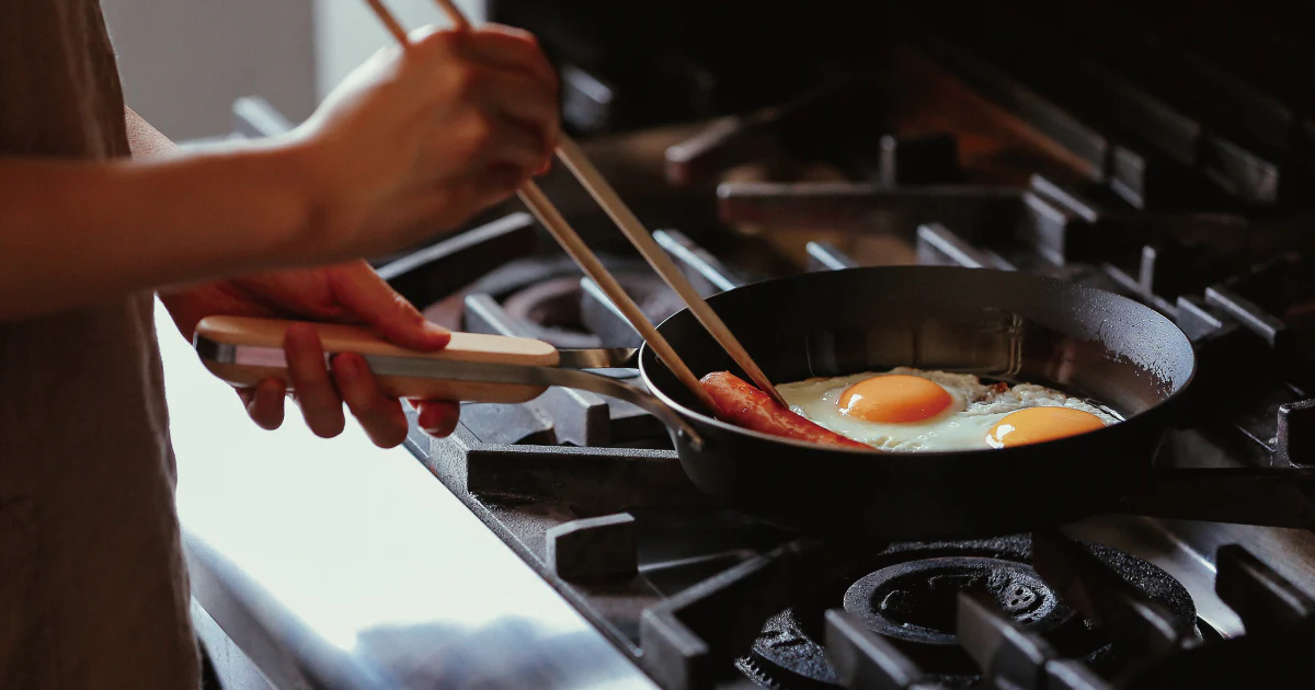 Nitrided Carbon Steel Frying Pan 20cm - Image 18