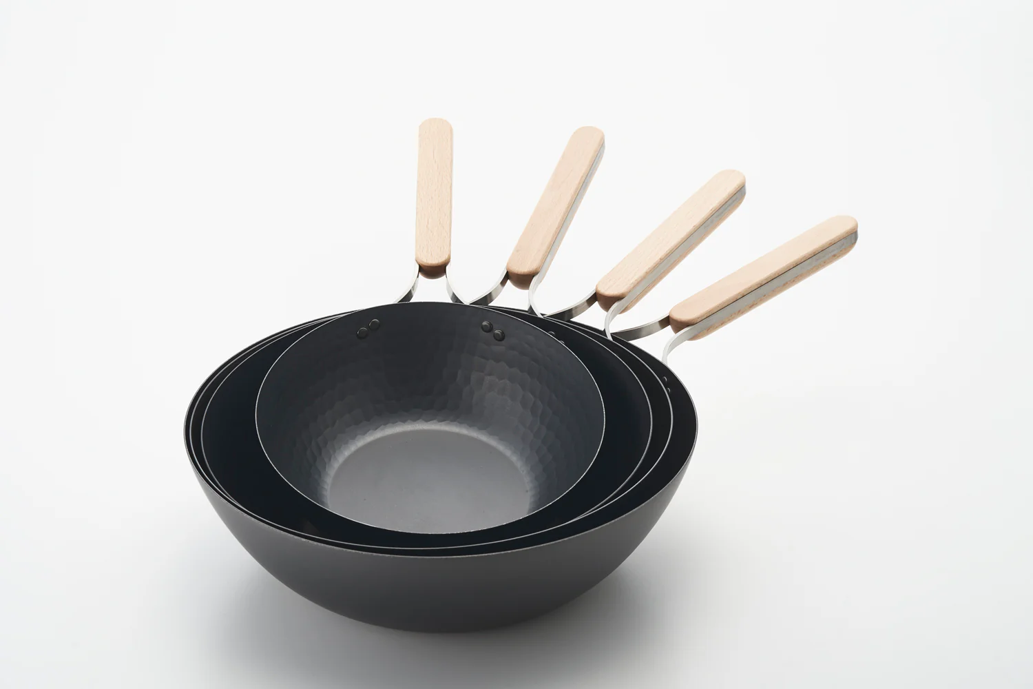 Nitrided Carbon Steel Wok Pan 28cm - Image 11