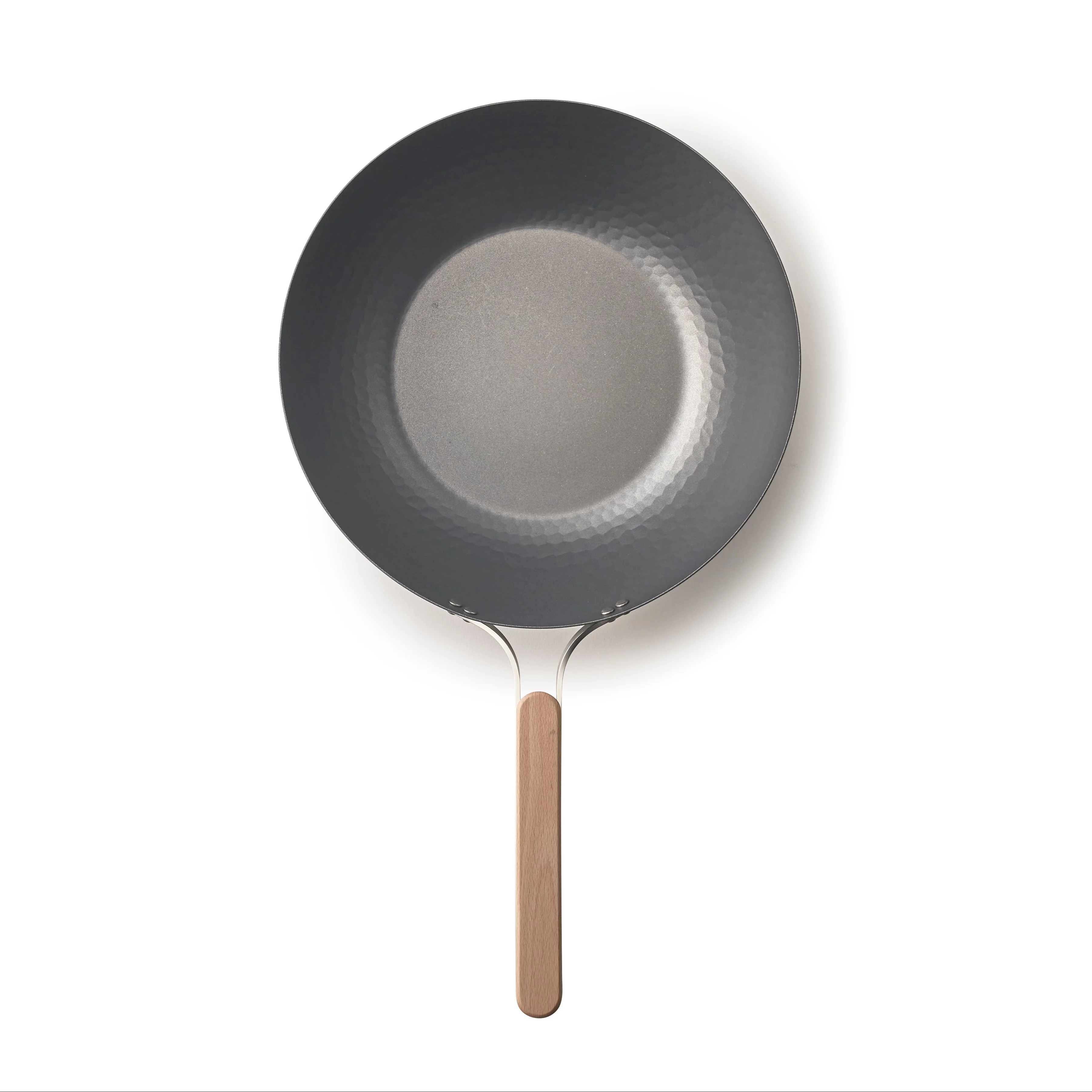 Nitrided Carbon Steel Wok Pan 28cm - Image 3