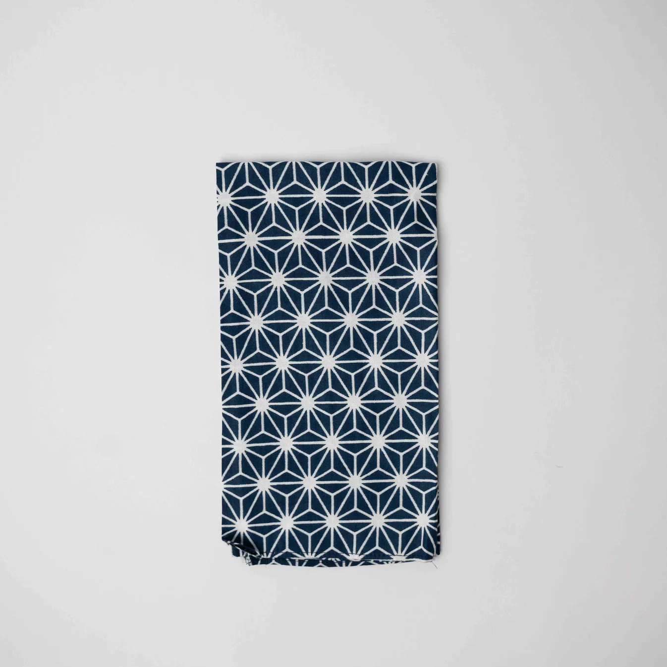 Navy Starburst large reusable Furoshiki Wrap 75cm - Image 2