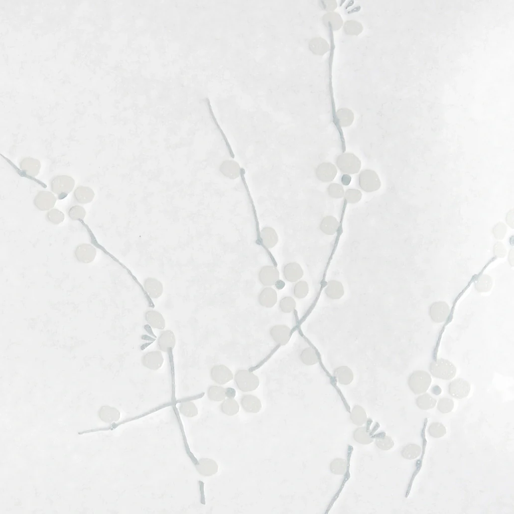 White Blossom rectangular platter 33cm - Image 3